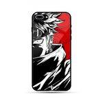 BienesMart Naruto Pain Arc Printed Design Anime Iphone Back Case|Strong Tempered Glass Back Cover|Camera&Edge Protection|Wireless Charging(7 Plus/8 Plus)