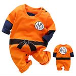 YFYBaby Cute Goku Newborn Baby Boys Girls Clothes Infant Toddler Long Sleeve Romper Jumpsuit Outfits