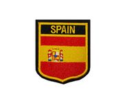 Patched Up Spain Country Flag Embroidered Patch