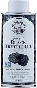 La Tourangelle, Black Truffle Oil, Complex Gourmet Earthy Flavor for Drizzling over Pasta, Popcorn, Vegetables, Potatoes, Soup and More, 8.45 Fl Oz