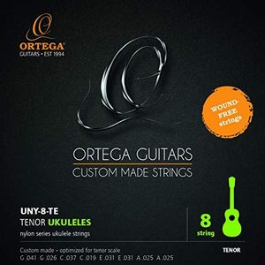 ORTEGA Nylon Ukulele Strings - 8 pcs. for Tenor Skale Ukuleles (UNY-8-TE)