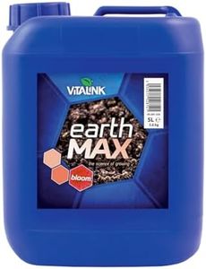 Vitalink Earth Max Bloom 5L Plant Liquid Food For Compost & Soil Bloom Booster Additive Hydroponic Nutrient Feed For Faster Plant Growth