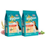 PetStar Adult 3 kg Dry Chicken & Wheat Dog Food, (Buy 1 Get 1 Free), Total 6 Kg