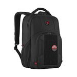 WENGER PlayerMode 611651 Gaming Backpack, Notebook up to 15.6 Inches, Tablet up to 10 Inches, 20 Litres, Women Men, Gaming Business Uni School Travel, Black, black, 30 x 46 x 23 cm, Casual