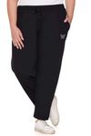 CUPID Women Regular Fit Winter Fleece Plus Size Track Pants, Lower, Trouser for Night Wear n Gym Wear for Girls, 4X-Large, Black