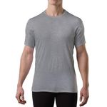 The Thompson Tee with Underarm Sweat Pads Original Fit Crew - Heather, X-Small, Heather Grey