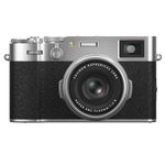 Fujifilm X100VI 40.2 MP Mirrorless Camera with Fixed 23mmF2 Lens (APS-C X-Trans CMOS 5 Sensor, X-Processor 5, Hybrid Viewfinder, LCD Tilt Touchscreen, Face Detection AF, 20 Film Simulations - Silver