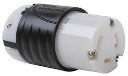 Legrand - Pass & Seymour L530CCCV3 Industrial Specification Grade Turn Lock Connector 30-Amp 125-volt Two Pole 3 Wire