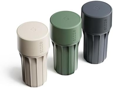 Staze Preserve Vacuum Sealed Storage Jars (148ml) | Herb Storage & Food Storage Container with Protection - (CAMO TRIO)