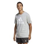 adidas Men's Essentials Single Short Sleeve T-Shirt, Medium Grey Heather, L