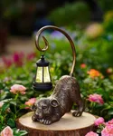 Qeeman Statues with Solar Lantern- 