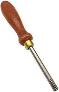 DFM Tool Works Cabinet Scraper Burnisher Tool - MADE IN USA - with Hard Maple Handle and Super Hard High Speed Steel Rod