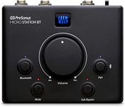 PreSonus MicroStation BT, 2.1 Speaker Monitor Controller with Bluetooth Connectivity and Subwoofer Output