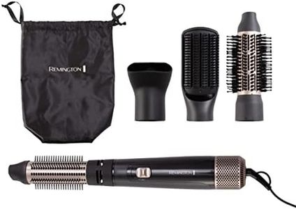 Remington Blow Dry & Style Air Styler - For Mid-Long Length Hair (4 Attachments, 38mm & 50mm Bristle Brush, Firm Paddle Brush, Concentrator, 2 Heat & 2 Speed Settings, Swivel Cord, 1000W) AS7500