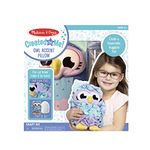 Melissa & Doug Created by Me Owl Accent Pillow Lacing Craft Kit (100 Fleece Buttons, 20 Lacing Cords)