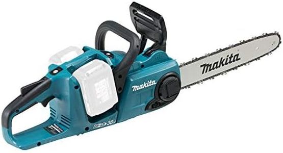 Makita DUC353Z+DC18RD+2xBL1850B Brushless Li-Ion Kettensäge 2 x 18 V = 36 V + 2 x Akku BL 1850 5, 0 Ah + Dual Ladegerät DC18RD
