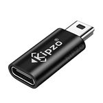 KIPZO® USB C to Mini USB 2.0 Adapter converter Type C Female to Mini USB 2.0 Male Charging & Data Transfer, Compatible with Dash Cam, Digital Cameras, GPS Receivers, tablet, Mechanical Keyboards