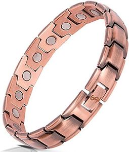 Smarter LifeStyle Elegant Pure Copper Magnetic Therapy Bracelet Pain Relief For Arthritis And Carpal Tunnel Bracelet Men's