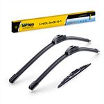 3 Wipers 26"/20"/16" Replacement For Dodge Grand Caravan 2019-2008, 26 Inch+20 Inch Windshield Wiper Blades with 16 Inch Rear Wiper Blade-Original Factory Quality