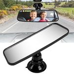 JoyTutus Rear View Mirror for Driving Test, Universal Car Inside Mirrors, Driving Instructor Learner Examiner Mirror with Suction Cup, Car Rearview Mirror for Driving Test & Lesson (200 X 60mm)