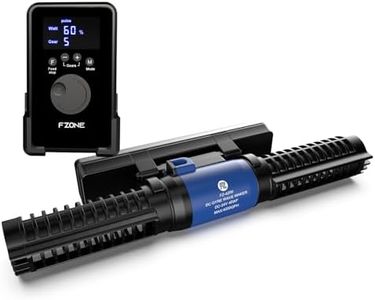 FZONE Aquarium Wave Maker, 24V DC Gyre Wavemaker with LCD Display Controller, Adjustable Cross Flow, Quiet Powerhead with Magnetic Mount for Saltwater & Freshwater Tanks (XL)