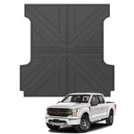 JTYZSM Truck Bed Mat Compatible with 2015-2024 Ford F150 5.5FT Short Bed Liner All Weather Protection Trunk Bed Mat for 15-24 Ford F-150 Accessories