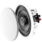 OSD Audio ICE610 6.5-inch Polypropylene Woofer 100-Watt Contractor Series In-Ceiling Speaker Pair