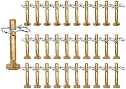 HYYLU (30Packs) 738-04155 Shear Pins & 714-04040 Cotter Pins, Fits for MTD Cub Cadet Craftsman Troy-Bilt 80-019 Fits 2007 and After Snow Throwers - 30 Pcs (1/4" × 1-7/8") Snowblower Shear Pins