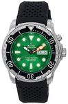 RATIO FreeDiver Helium-Safe Dive Watch Sapphire Crystal Automatic Diver Watch 1000M Water Resistant Diving Watch for Men (Green)