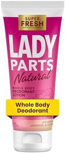 Lady Parts Natural Deodorant for Private Parts & Body - Aluminum Free Deodorant for Women - All Day Odor Control for Under Boobs, Inner Thigh, Armpits, & Skin Folds - Lightly Scented Jasmine Rose