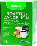 Kintra Foods Roasted Herbal Dandelion Root 32 Filter Bags, 90 g