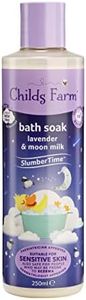 Childs Farm Slumber Time Sleep Bath Soak Lavender and Moon Milk Suitable for Newborns with Dry, Sensitive and Eczema-Prone Skin 250 ml