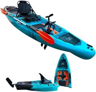 10.8ft Rapido Modular Fin Drive Fishing Kayak | Super Lightweight, 400lbs Capacity | Easy to Store - Easy to Carry | Beats Inflatables | No roof Racks - no Wall Racks