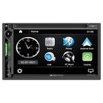 Soundstream VRCPAA-7DR VRCPAA-7DR 7-Inch Double-DIN DVD Head Unit with Apple CarPlay/Android Auto and Bluetooth