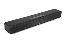 Denon Home 550 Compact Sound Bar for TV, Bluetooth Soundbar for Surround Sound System, Dolby Atmos & DTS:X, Dolby Vision, HEOS Built-In, WiFi, Airplay 2, Alexa Built-In - Black