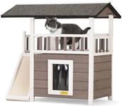 COZIWOW Outdoor Cat House, Wooden 2