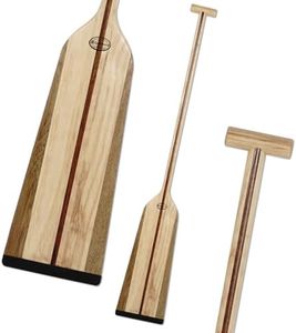 WONITAGO Wood Dragon Boat Paddle Lightweight and Durable Wooden Canoe Paddle with Paddle Bag, IDBF Approved, IDBF Approved, 130 cm