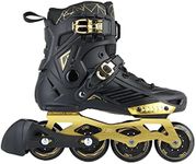 LIKU Unisex Fitness Inline Skates (Gold, Men 6/Women 7)