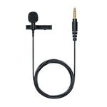 Shure MVL Lavalier Microphone for iPhone & Tablet - External Clip On Mini Lapel Mic for Video Recording & Vlogging with 3.5 mm Connector, Windscreen, Mount & Carrying Pouch