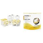 Medela Breast Milk Storage Solution Set and Quick Clean Micro-Steam Bags