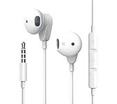 Wired In-Ear Headphones with Microphone Volume Control Earbuds Noise Isolating 3.5mm Jack Headphones Lightweight Earphones for Samsung,HUAWEI,iPad,iPhone,iPod,Xiaomi,PC,Laptop,Tablets,MP3 and More