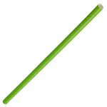 Solid Paper Straws Green 8inch-Pack of 250