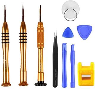 oGoDeal Screwdriver Set Kit for Apple iPhone 8 8 Plus 7 7 Plus 11 12 13 Pro Max Mini Screwdriver Set 1.5mm Phillips,0.8mm Star Pentalobe Screwdriver,Y 0.6mm Tri-point Triwing iPhone X Repair Tool Kit