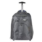 FBI-Fabco 40 L Polyester Heavy Trolley Backpack (Grey)