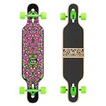 Osprey | Twin Tip Longboard, 39 inch, Complete Skateboard, 7-PLY Canadian Maple Deck, For Adults, Kids and Beginners, Character, Multiple Colours