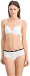 PUMA Women's Puma - Women's Push-up (1-pack) Push Up Bra, White, 32 B UK