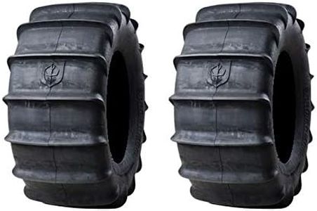 Pair of Pro Armor Sand Paddle Rear (4ply) ATV Tires [32x15-15] (2)