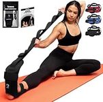 DMoose Fitness Foot and Leg Stretcher for Plantar Fasciitis, Improve Strength, Balance Stretches and Achilles Tendonitis, Stretch Loops for Hamstring, Quad, and Calf Pain Relief