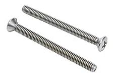 1/4''-20 X 3-1/2'' Stainless Phillips Oval Head Machine Screw, (25 pc), 18-8 (304) Stainless Steel, by Bolt Dropper