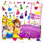 Disney Princess Tattoos - 75 Assorted Temporary Tattoos